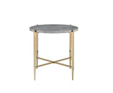 Tainte Round End Table