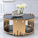 Tanquin Round Drum Coffee & End Table