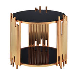 Tanquin Round Drum Coffee & End Table