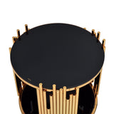Tanquin Round Drum Coffee & End Table