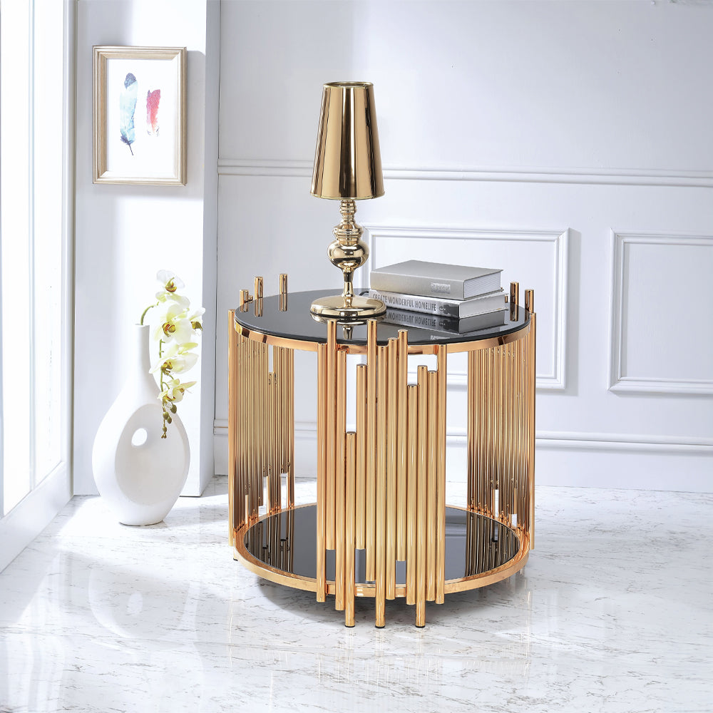 Tanquin Round Drum Coffee & End Table