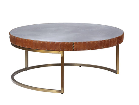 Tamas Round Drum Coffee Table