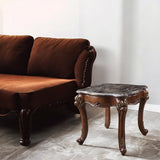 Miyeon Loveseat, Chair & Marble End Table