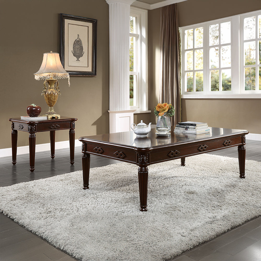 Chateau De Ville Sofa, Loveseat, Chair & Tables