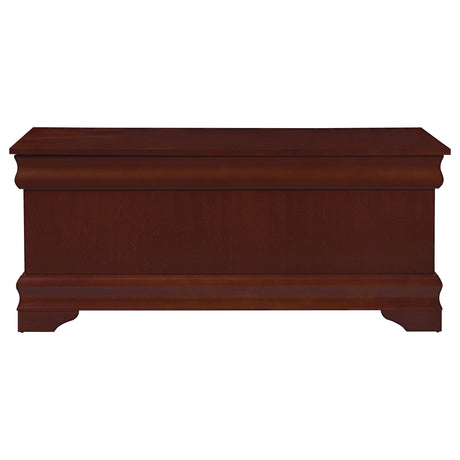 Pablo 47" Cedar-Lined Storage Chest - Traditional Flip-Top Blanket Chest in Warm Brown – view 4
