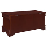 Pablo 47" Cedar-Lined Storage Chest - Traditional Flip-Top Blanket Chest in Warm Brown – view 7