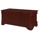 Pablo 47" Cedar-Lined Storage Chest - Traditional Flip-Top Blanket Chest in Warm Brown – view 9