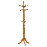 Achelle 11-Hook Freestanding Coat Rack - Golden Brown