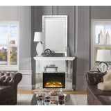 Nysa Mirrored LED Electric Fireplace