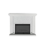 Nysa Mirrored LED Electric Fireplace
