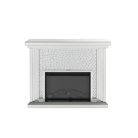 Nysa Mirrored LED Electric Fireplace
