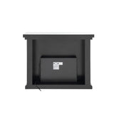 Nysa Mirrored LED Electric Fireplace