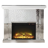 Nysa Mirrored LED Electric Fireplace