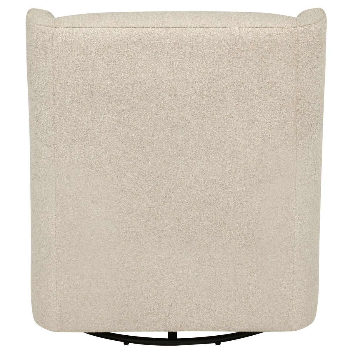 Serra Swivel Glider Chair - Sandy Beige Boucle for Nursery or Living Room – view 7