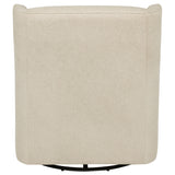 Serra Swivel Glider Chair - Sandy Beige Boucle for Nursery or Living Room – view 7