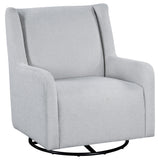 Serra Boucle Swivel Glider Accent Chair - 