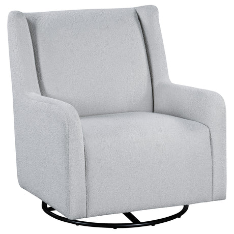 Serra Boucle Swivel Glider Accent Chair - 