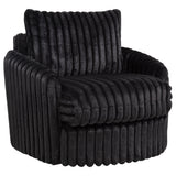 Sarco Channel-Tufted Swivel Accent Chair