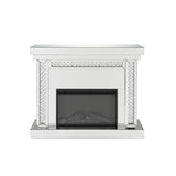 Nysa Mirrored LED Electric Fireplace