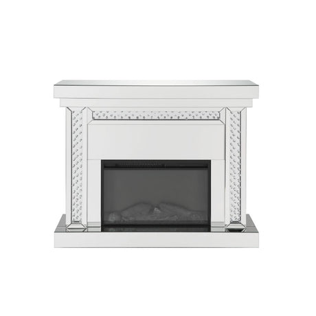 Nysa Mirrored LED Electric Fireplace