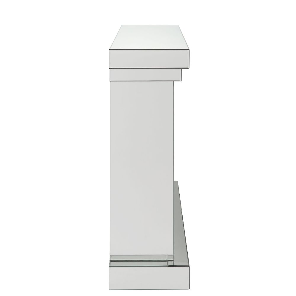 Nysa Mirrored LED Electric Fireplace