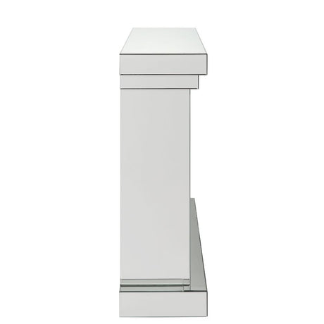 Nysa Mirrored LED Electric Fireplace