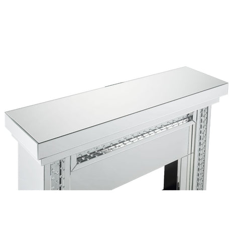 Nysa Mirrored LED Electric Fireplace