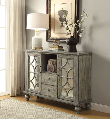 Velika Mirrored Console Cabinet