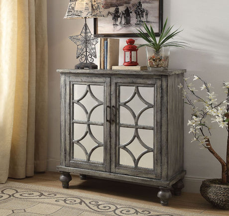 Velika Mirrored Console Cabinet