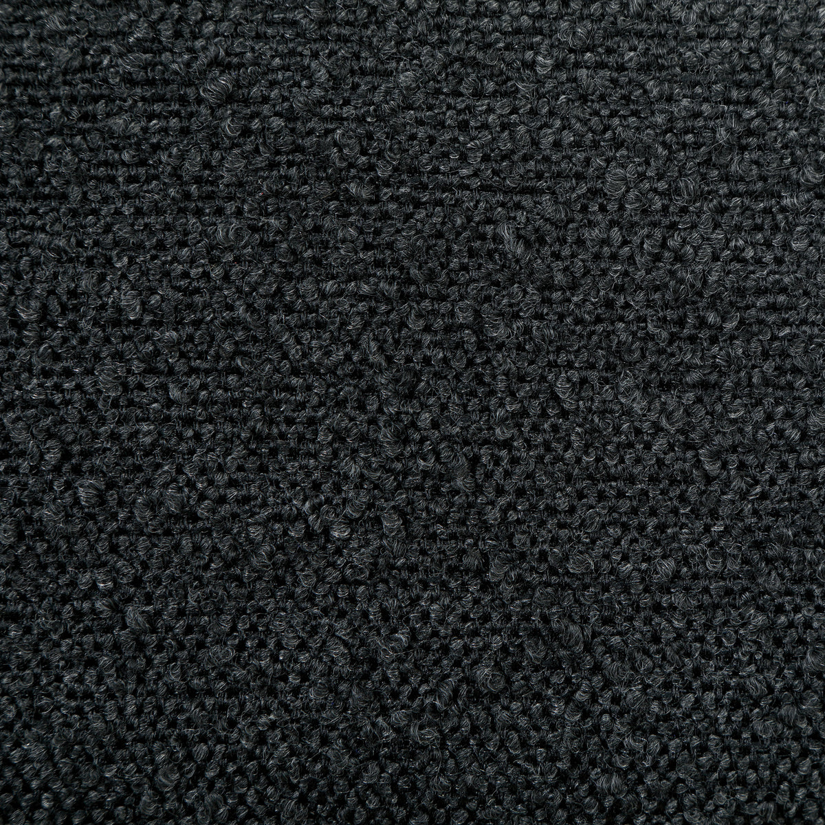 Petra Curved Boucle Accent Chair - Sculptural Fully Upholstered Design in Black – view 10