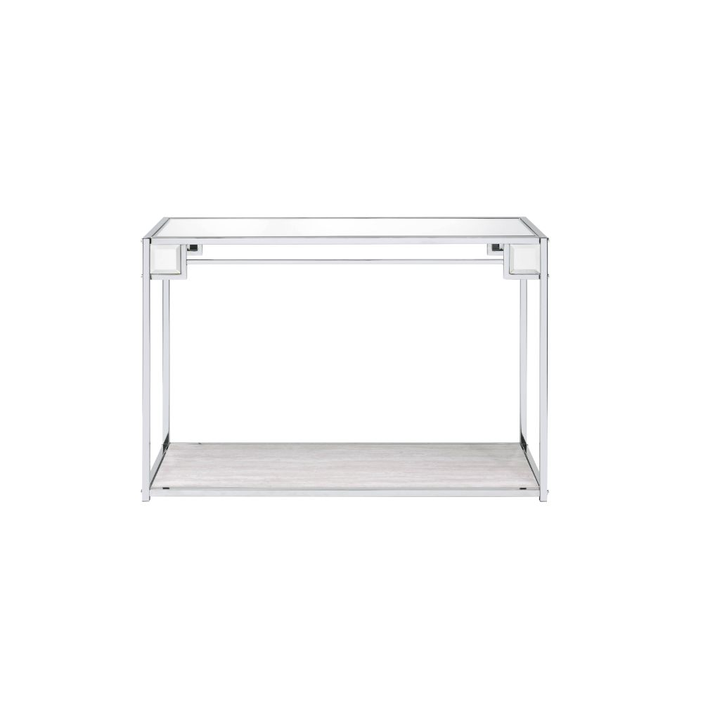 Asbury Mirrored Console Table & Accent Mirror