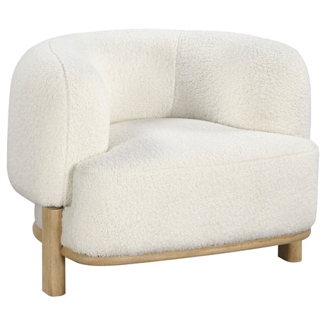 Lawler Barrel Back Boucle Accent Chair