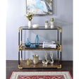 Heleris Industrial Console Table