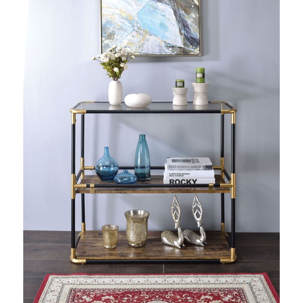 Heleris Industrial Console Table