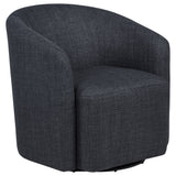 Mossbrook Swivel Barrel Accent Chair