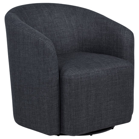 Mossbrook Swivel Barrel Accent Chair