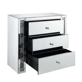 Sonia Mirrored Console Cabinet & Accent Table