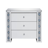 Sonia Mirrored Console Cabinet & Accent Table