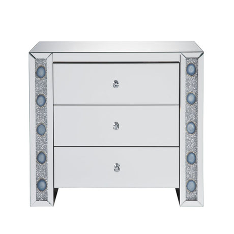 Sonia Mirrored Console Cabinet & Accent Table