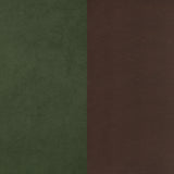 Iris Swivel Accent Chair - Rounded Matcha Green Upholstery on Coffee Wood Base – view 12