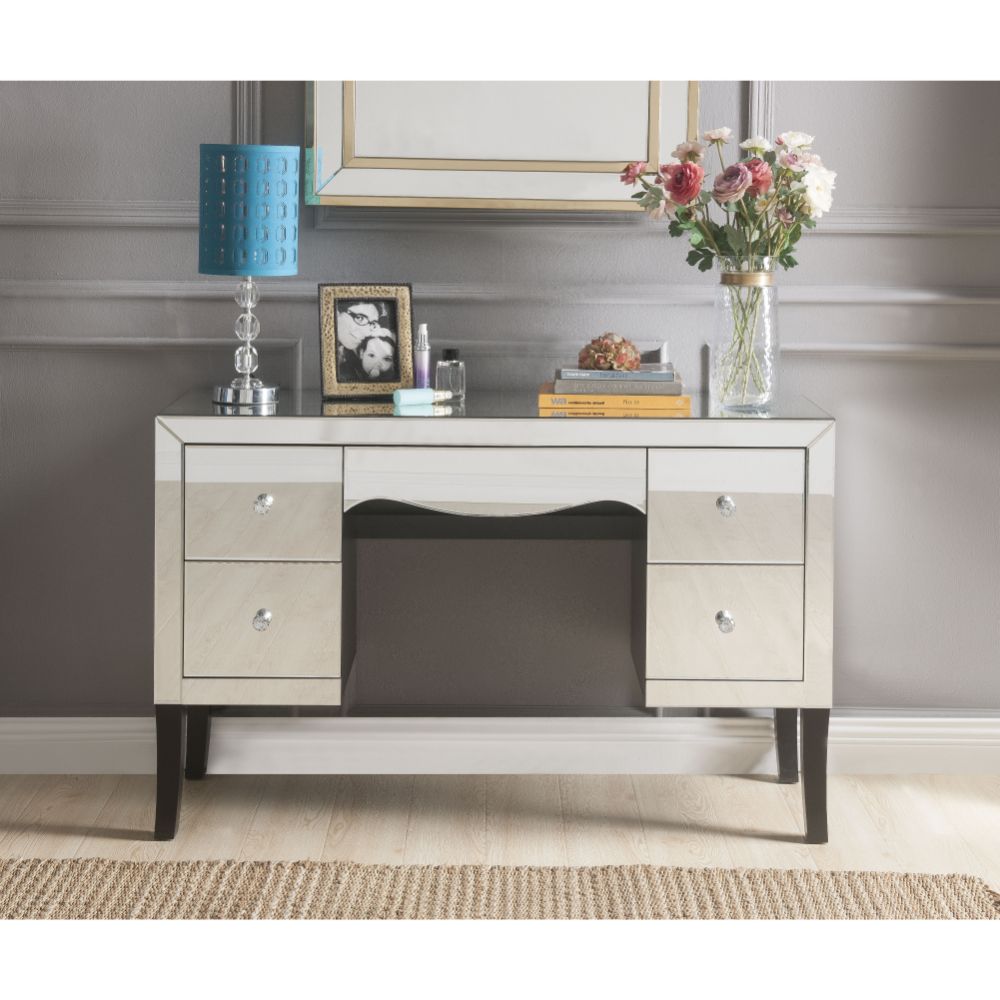 Dominic Mirrored Vanity Desk