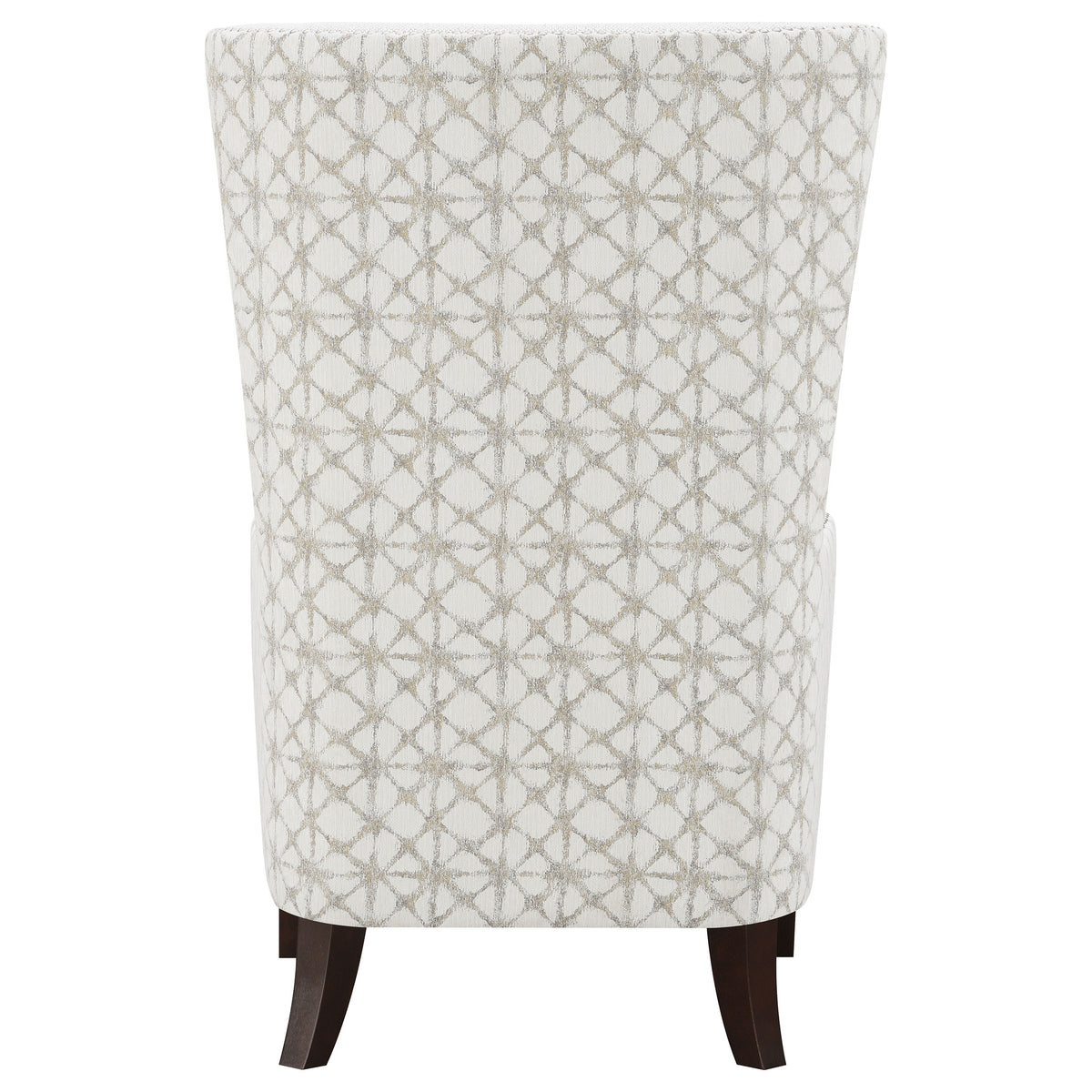 Pippin High Wingback Accent Chair - Latte Boucle with Silver Nailheads & Kidney Pillow – view 7