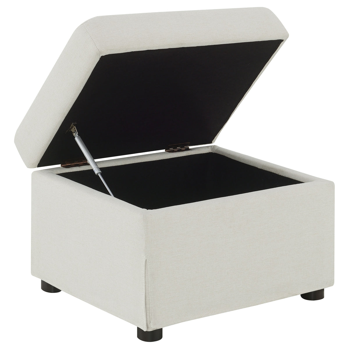 Winter Swivel Accent Chair & Lift-Top Storage Ottoman - Sloped Arms in Beige Fabric – view 16