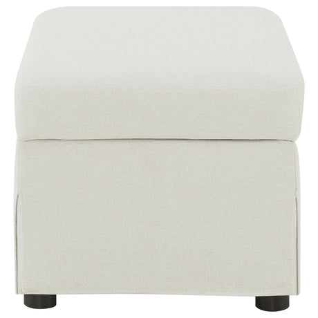 Winter Swivel Accent Chair & Lift-Top Storage Ottoman - Sloped Arms in Beige Fabric – view 19