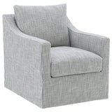 Winter Sloped Arm Swivel Accent Chair & Lift-Top Storage Ottoman - Swivel Accent Chair