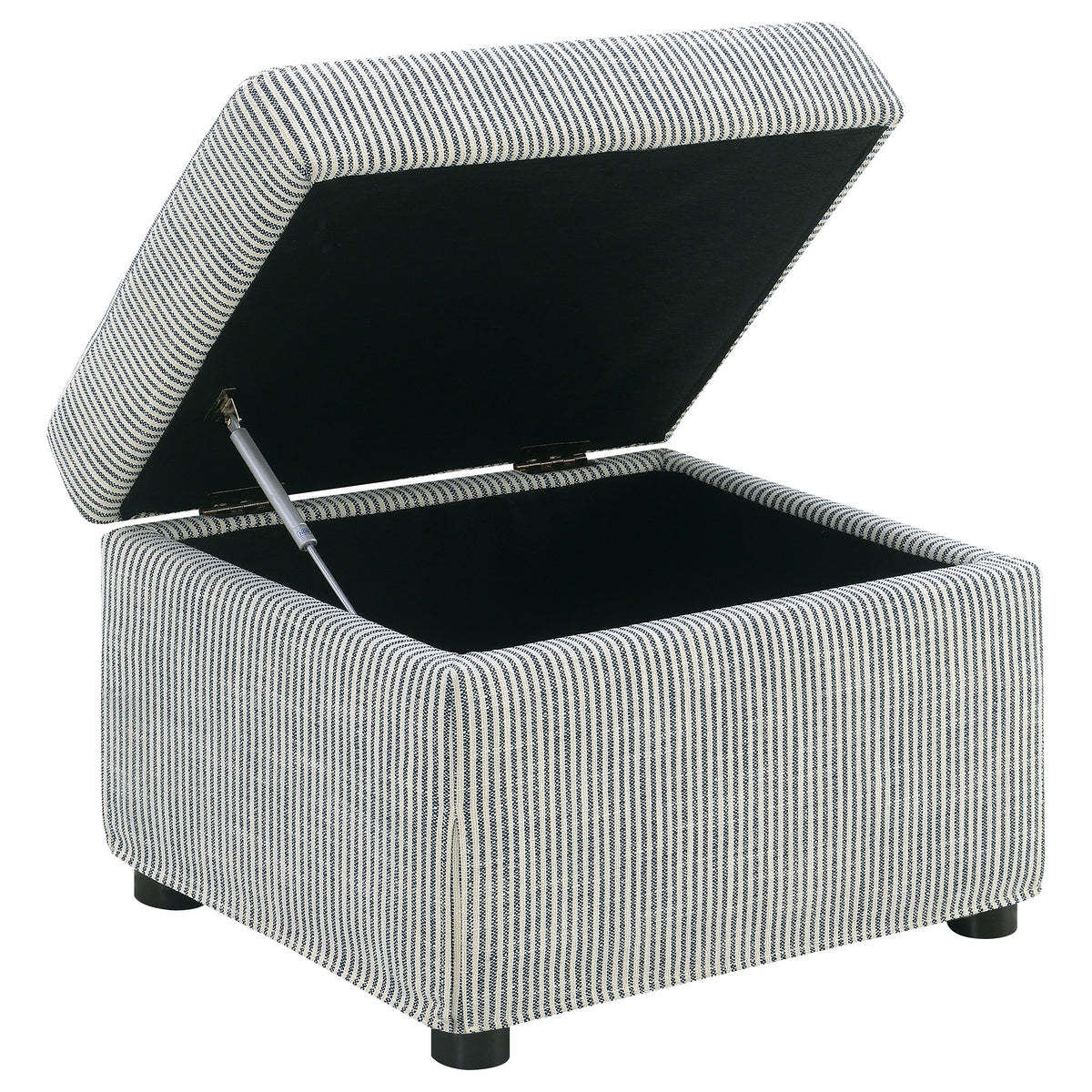 Winter Sloped Arm Swivel Accent Chair & Lift-Top Storage Ottoman - Transitional Grey Fabric – view 17