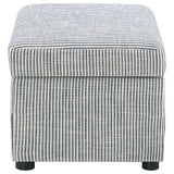 Winter Sloped Arm Swivel Accent Chair & Lift-Top Storage Ottoman - Transitional Grey Fabric – view 20