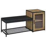 Martino Shoe Storage Entryway Bench with Cabinet