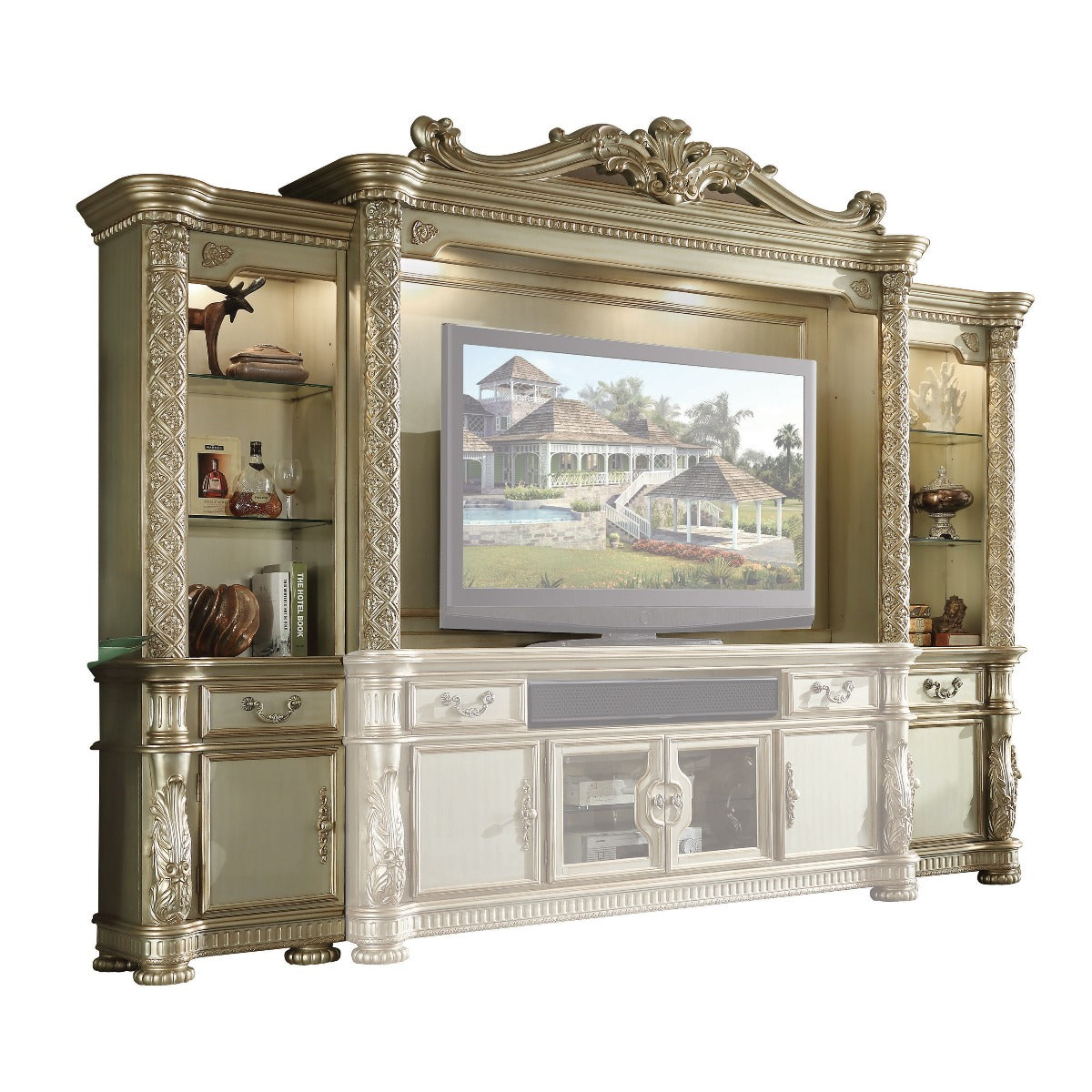 Vendome II Entertainment Center & TV Stand