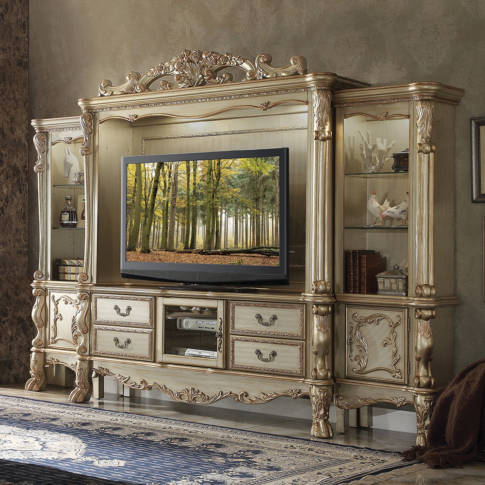 Dresden Traditional Entertainment Center, TV Stand & Electric Fireplace